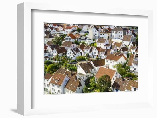 Old Stavanger (Gamle Stavanger) - About 250 Buildings Dating from Early 18th Century, Norway-Amanda Hall-Framed Photographic Print