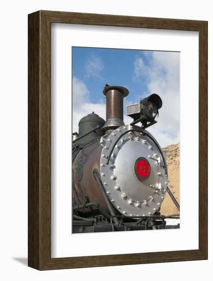 Old Steam Locomotive, Gold Hill Train Station, Virginia City, Nevada, USA-Michael DeFreitas-Framed Photographic Print