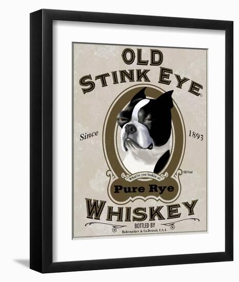 Old Stink Eye-Brian Rubenacker-Framed Art Print