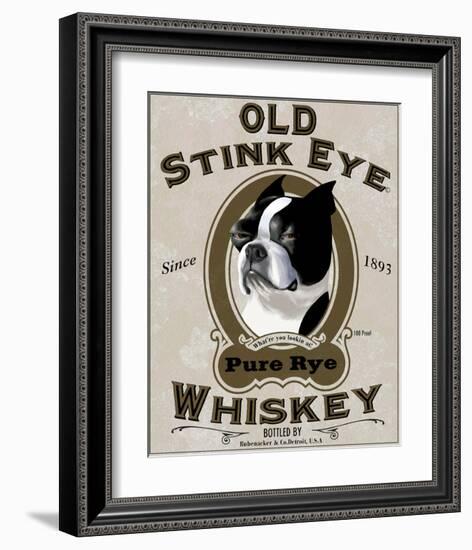 Old Stink Eye-Brian Rubenacker-Framed Art Print