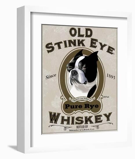 Old Stink Eye-Brian Rubenacker-Framed Art Print