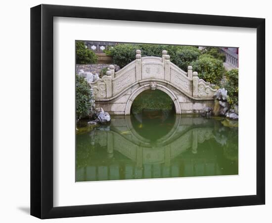 Old Stone Bridge in Shantang Street, Old Town of Suzhou, Jiangsu, China-Keren Su-Framed Photographic Print