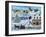 Old Stone Inn at Christmas Time-Cheryl Bartley-Framed Giclee Print