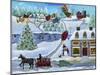 Old Stone Inn at Christmas Time-Cheryl Bartley-Mounted Giclee Print