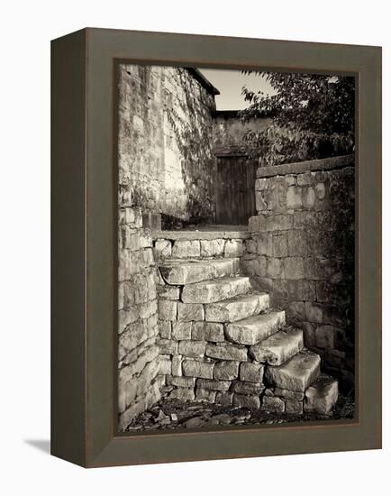 Old Stone Steps-Tim Kahane-Framed Premier Image Canvas