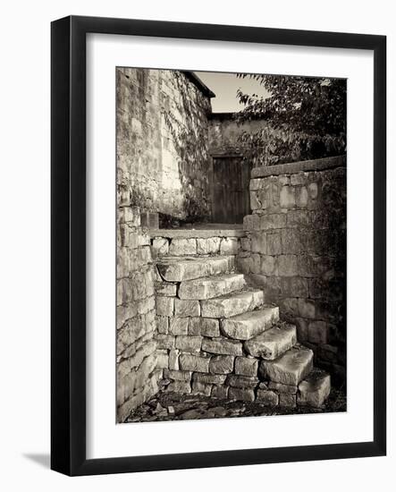 Old Stone Steps-Tim Kahane-Framed Photographic Print