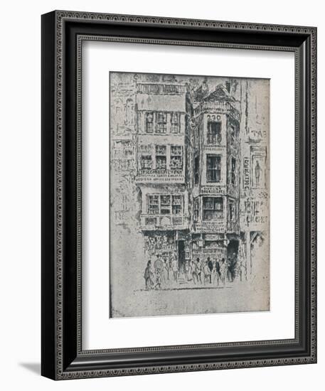 Old Strand Shops, c1900, (1906-7)-Joseph Pennell-Framed Giclee Print