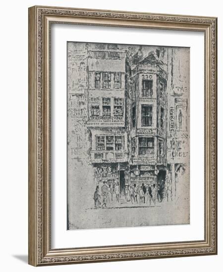 Old Strand Shops, c1900, (1906-7)-Joseph Pennell-Framed Giclee Print