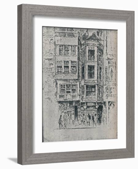 Old Strand Shops, c1900, (1906-7)-Joseph Pennell-Framed Giclee Print