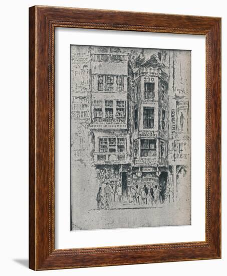Old Strand Shops, c1900, (1906-7)-Joseph Pennell-Framed Giclee Print