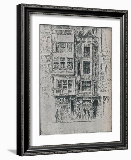 Old Strand Shops, c1900, (1906-7)-Joseph Pennell-Framed Giclee Print