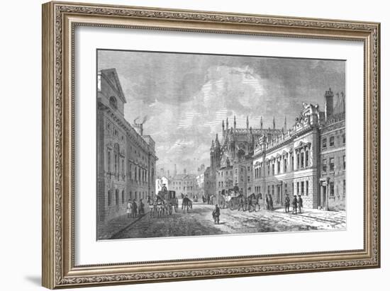 Old Street, Market Street, Westminster, 1820-null-Framed Giclee Print