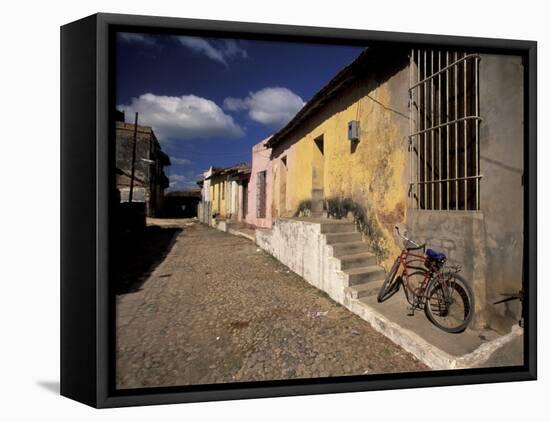 Old Street Scene, Trinidad, Cuba-Gavriel Jecan-Framed Premier Image Canvas