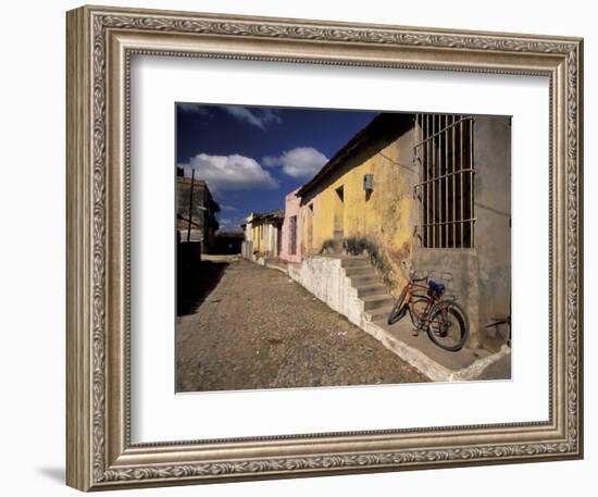 Old Street Scene, Trinidad, Cuba-Gavriel Jecan-Framed Photographic Print