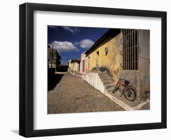 Old Street Scene, Trinidad, Cuba-Gavriel Jecan-Framed Photographic Print