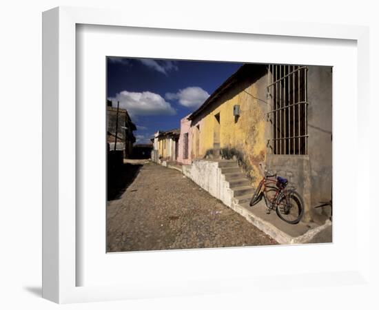 Old Street Scene, Trinidad, Cuba-Gavriel Jecan-Framed Photographic Print