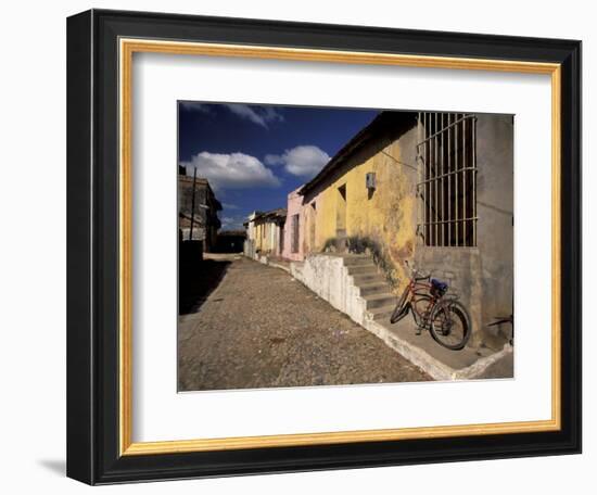 Old Street Scene, Trinidad, Cuba-Gavriel Jecan-Framed Photographic Print