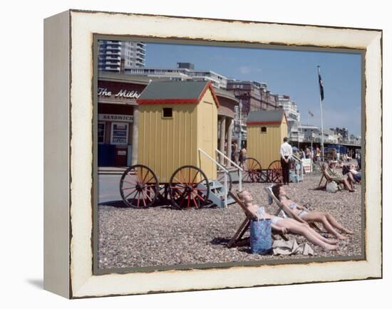 Old Style Bathing Suits in Brighton, 1968-Library-Framed Premier Image Canvas