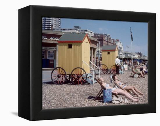 Old Style Bathing Suits in Brighton, 1968-Library-Framed Premier Image Canvas