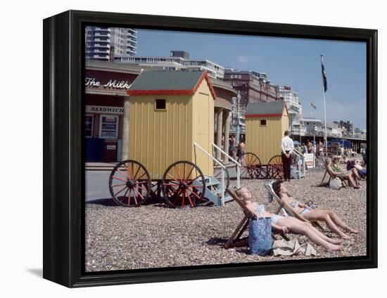 Old Style Bathing Suits in Brighton, 1968-Library-Framed Premier Image Canvas