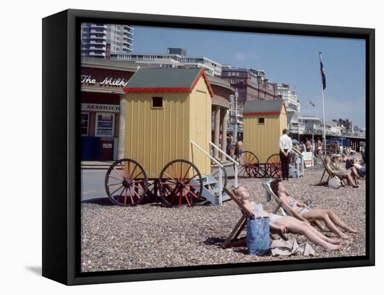 Old Style Bathing Suits in Brighton, 1968-Library-Framed Premier Image Canvas