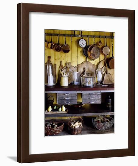 Old Style Kitchen-Guillaume De Laubier-Framed Art Print