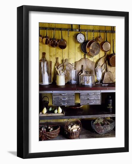 Old Style Kitchen-Guillaume De Laubier-Framed Art Print