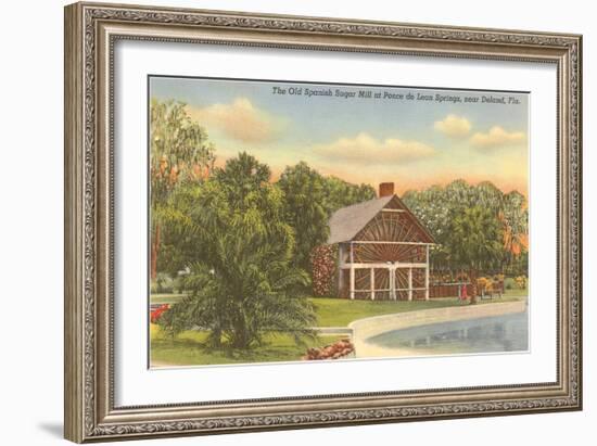 Old Sugar Mill, Deland, Florida-null-Framed Art Print