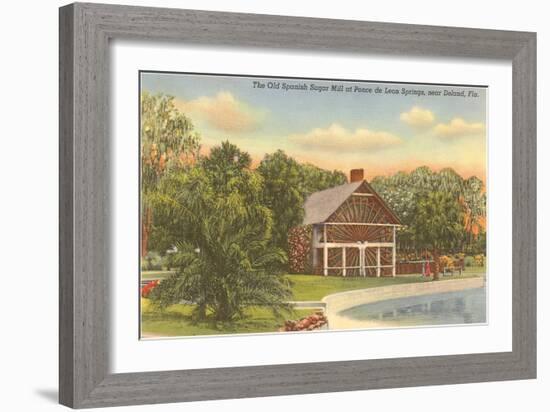 Old Sugar Mill, Deland, Florida-null-Framed Art Print