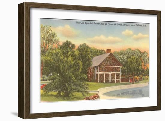Old Sugar Mill, Deland, Florida-null-Framed Art Print