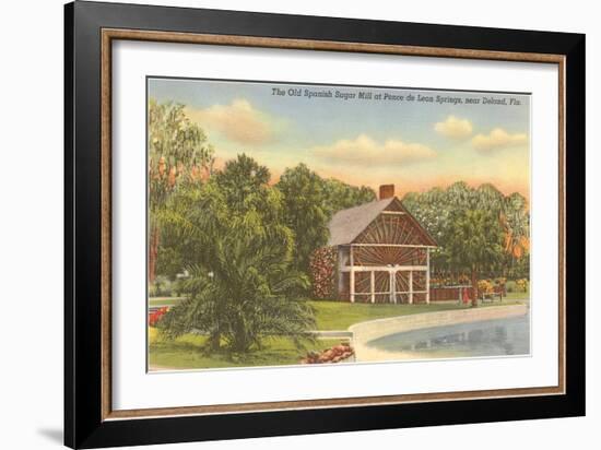 Old Sugar Mill, Deland, Florida-null-Framed Art Print