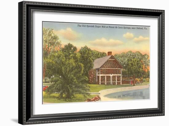 Old Sugar Mill, Deland, Florida-null-Framed Art Print