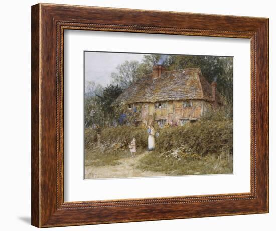 Old Surrey Cottage-Helen Allingham-Framed Giclee Print