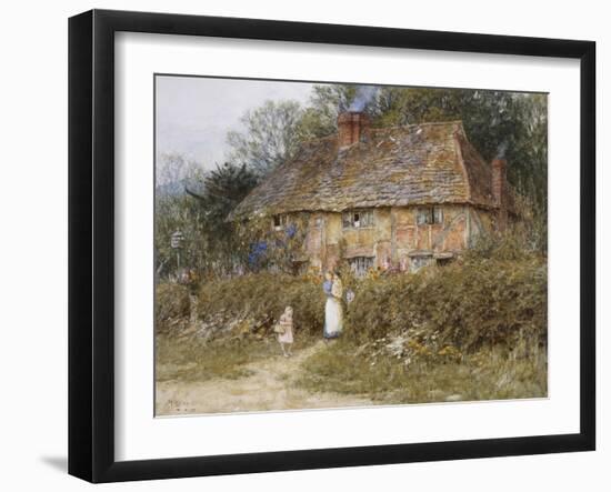 Old Surrey Cottage-Helen Allingham-Framed Giclee Print