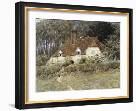 Old Surrey Cottage-Helen Allingham-Framed Giclee Print