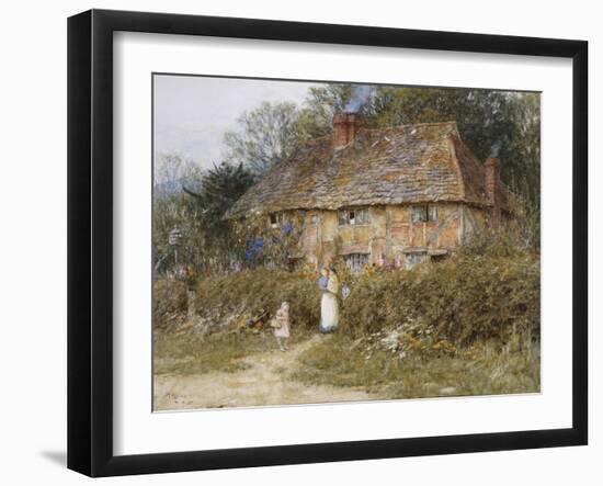 Old Surrey Cottage-Helen Allingham-Framed Giclee Print