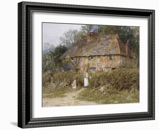 Old Surrey Cottage-Helen Allingham-Framed Giclee Print