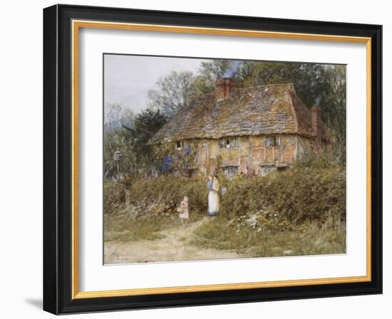 Old Surrey Cottage-Helen Allingham-Framed Giclee Print