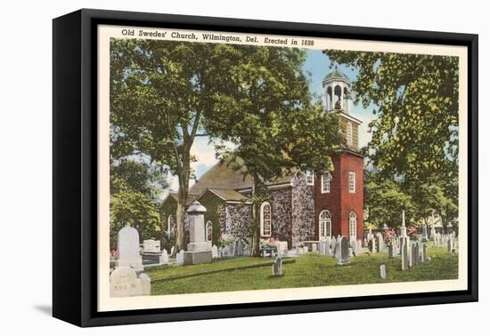 Old Swedes' Church, Wilmington, Delaware-null-Framed Stretched Canvas