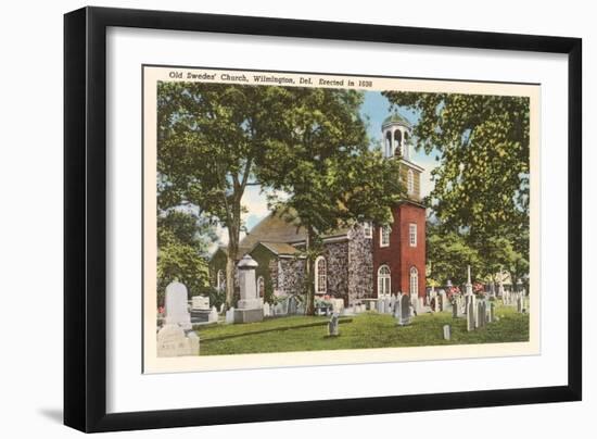 Old Swedes' Church, Wilmington, Delaware-null-Framed Art Print