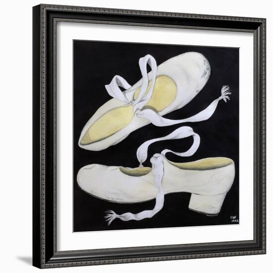 Old Tap Dancing Shoes, 1992-Carolyn Hubbard-Ford-Framed Giclee Print