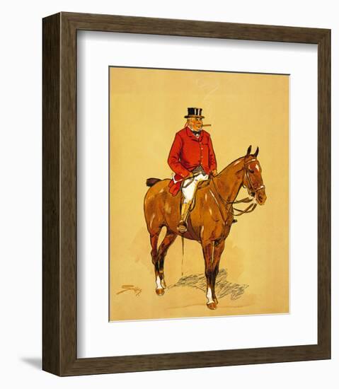 Old Tawney-Snaffles-Framed Premium Giclee Print