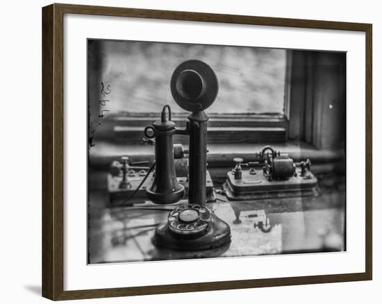 Old Telephone-Stephen Arens-Framed Photographic Print