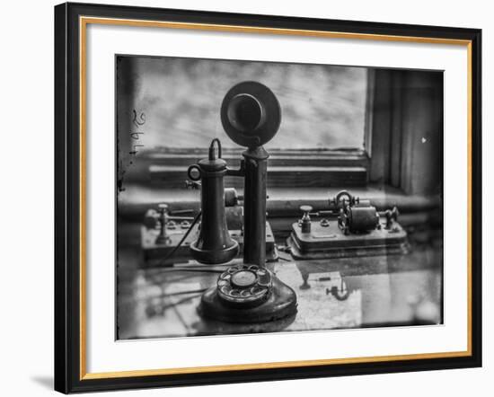 Old Telephone-Stephen Arens-Framed Photographic Print