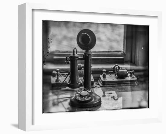 Old Telephone-Stephen Arens-Framed Photographic Print