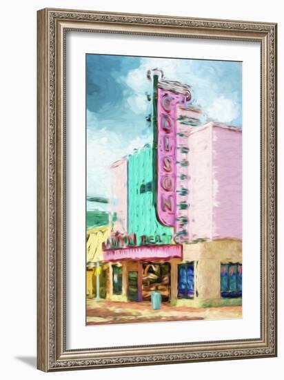 Old Theater - In the Style of Oil Painting-Philippe Hugonnard-Framed Giclee Print