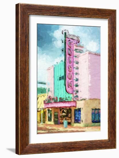 Old Theater - In the Style of Oil Painting-Philippe Hugonnard-Framed Giclee Print