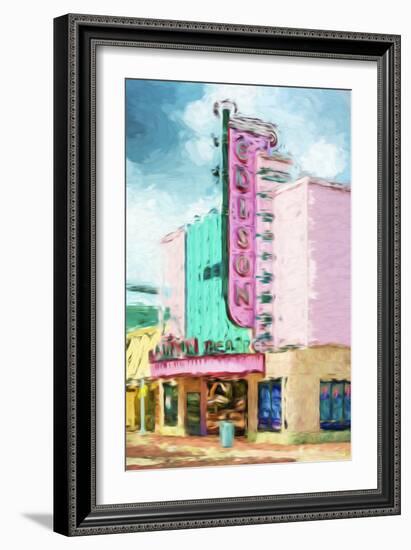 Old Theater - In the Style of Oil Painting-Philippe Hugonnard-Framed Giclee Print