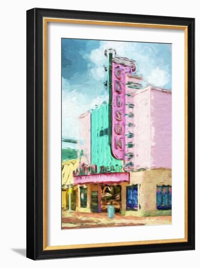 Old Theater - In the Style of Oil Painting-Philippe Hugonnard-Framed Giclee Print