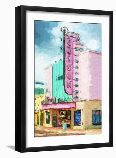 Old Theater - In the Style of Oil Painting-Philippe Hugonnard-Framed Premium Giclee Print
